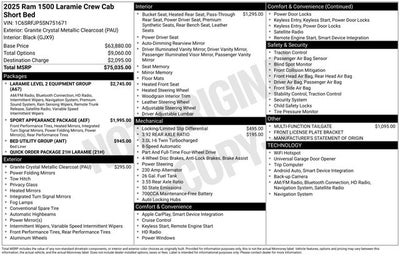 2025 RAM 1500 Laramie