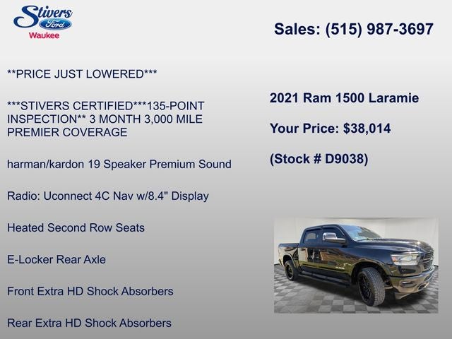 2021 RAM 1500 Laramie