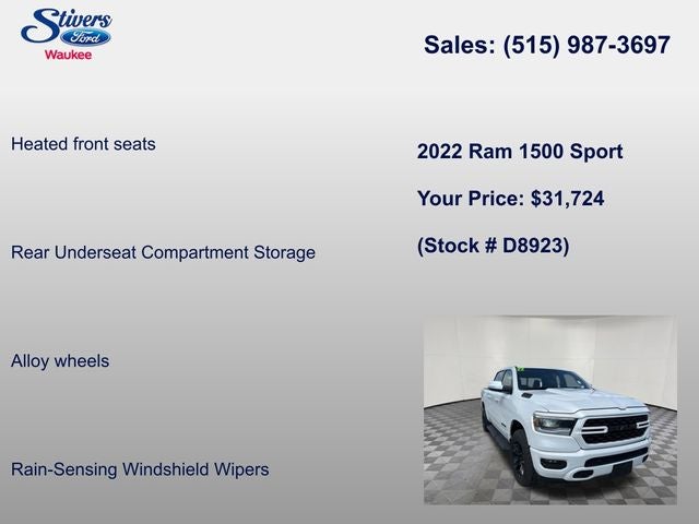 2022 RAM 1500 Sport