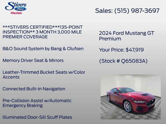 2024 Ford Mustang GT Premium