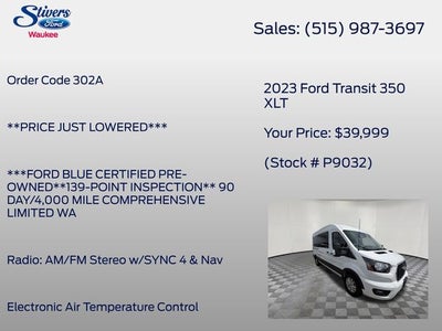 2023 Ford Transit-350 XLT