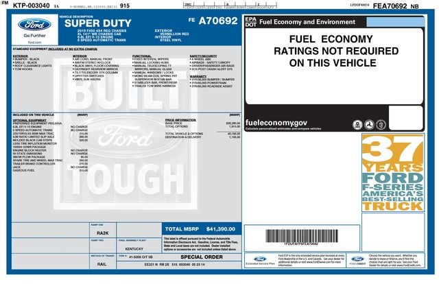 2015 Ford F-450SD XL DRW