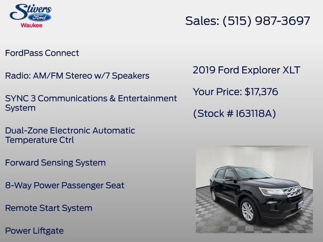 2019 Ford Explorer XLT