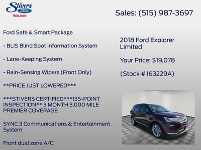 2018 Ford Explorer Limited
