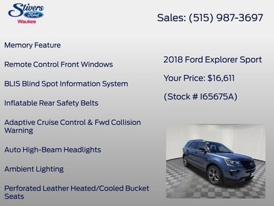 2018 Ford Explorer Sport