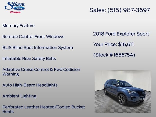 2018 Ford Explorer Sport