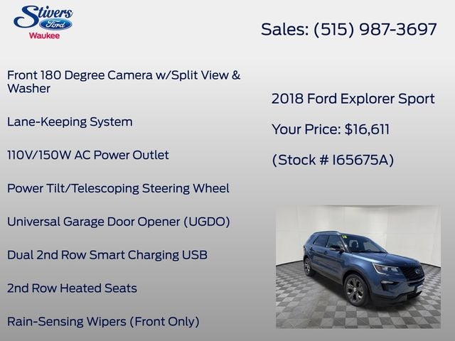 2018 Ford Explorer Sport