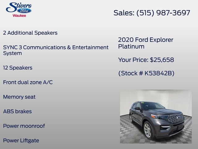 2020 Ford Explorer Platinum