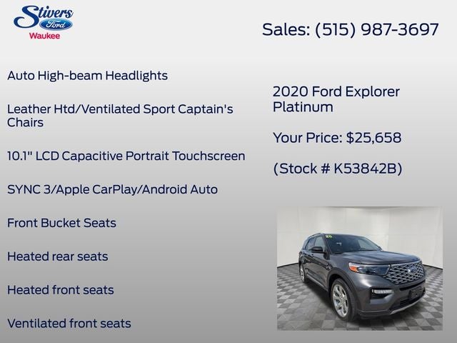 2020 Ford Explorer Platinum