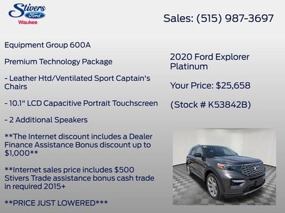 2020 Ford Explorer Platinum