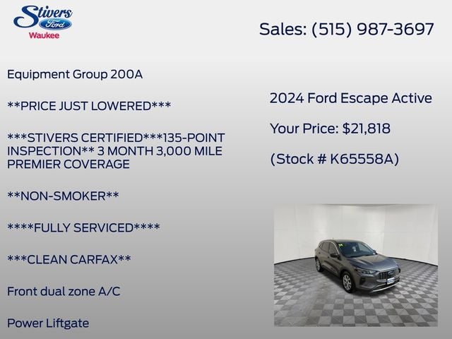 2024 Ford Escape Active