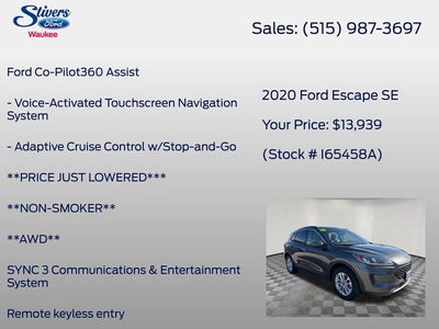 2020 Ford Escape SE
