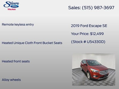 2019 Ford Escape SE