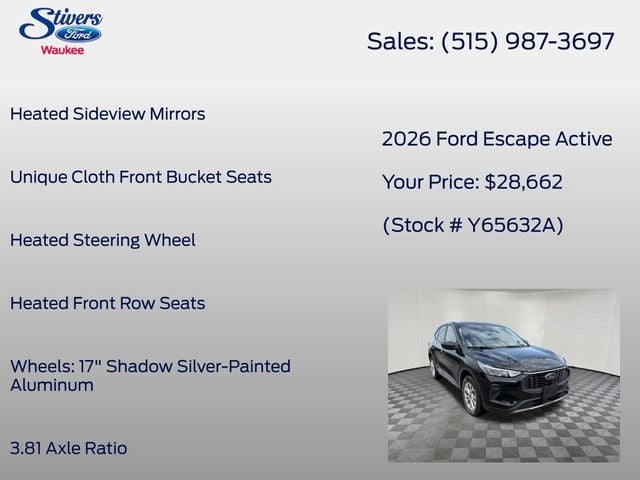 2026 Ford Escape Active