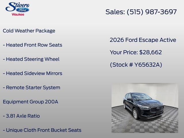2026 Ford Escape Active