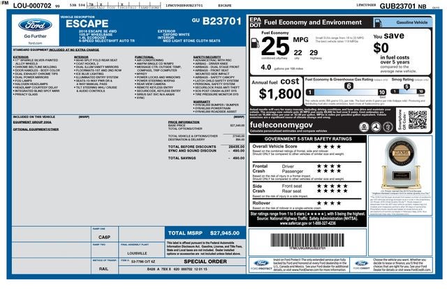 2016 Ford Escape SE