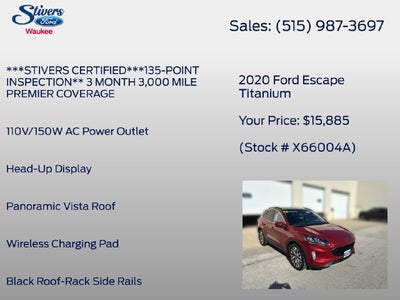 2020 Ford Escape Titanium