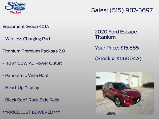 2020 Ford Escape Titanium