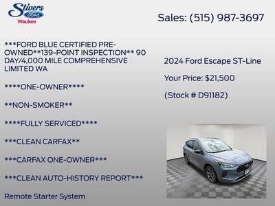 2024 Ford Escape ST-Line