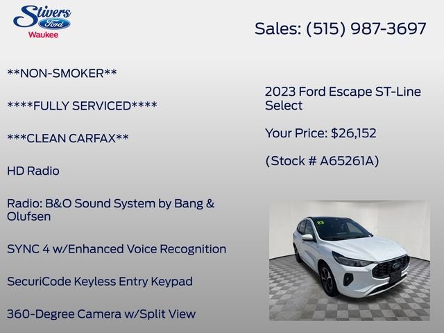 2023 Ford Escape ST-Line Select