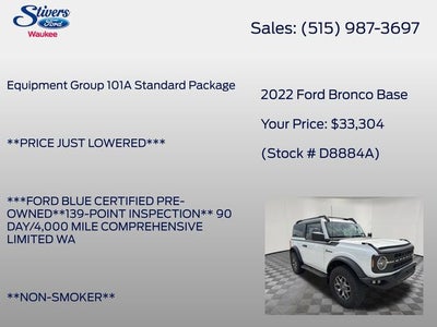 2022 Ford Bronco Base