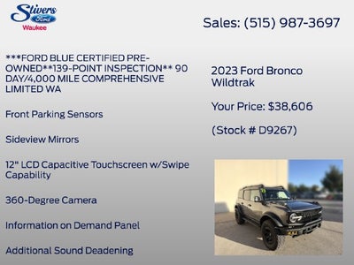 2023 Ford Bronco Wildtrak