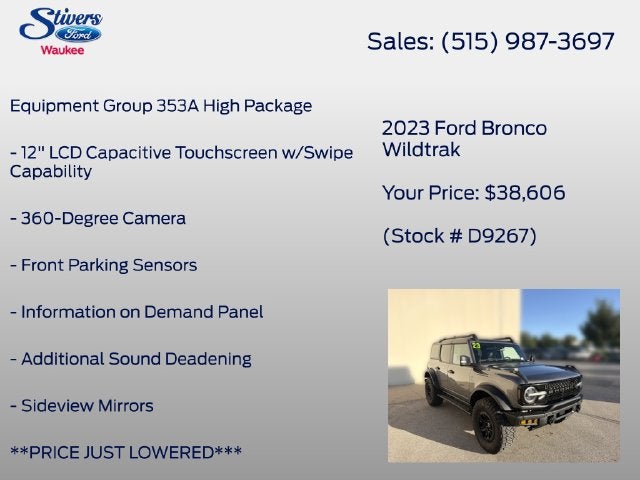 2023 Ford Bronco Wildtrak