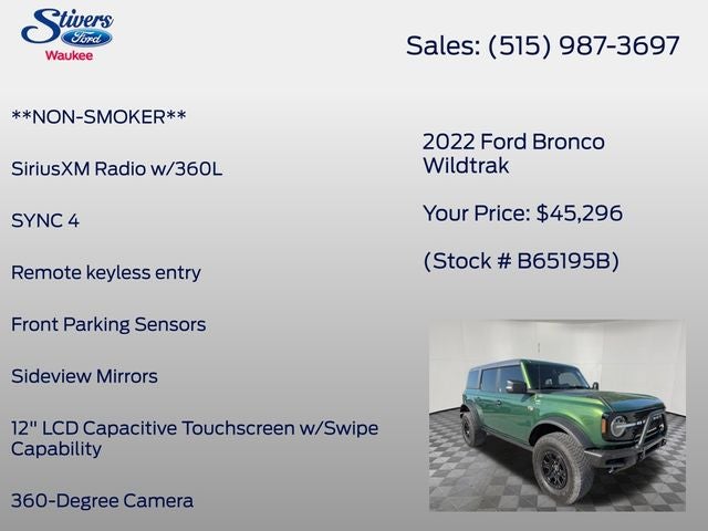 2022 Ford Bronco Wildtrak