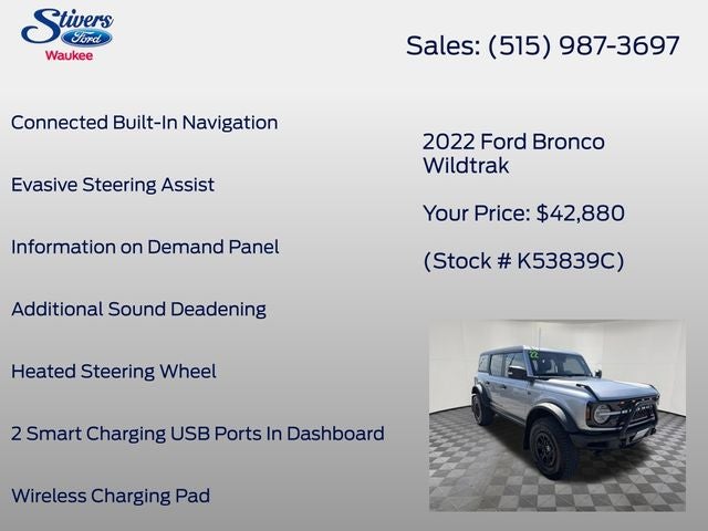 2022 Ford Bronco Wildtrak