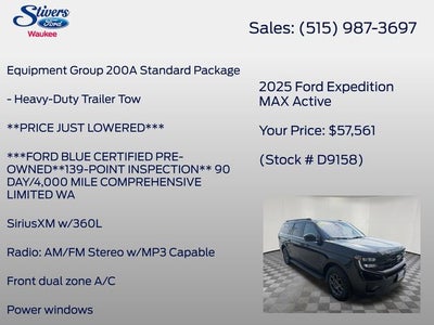 2025 Ford Expedition Max Active