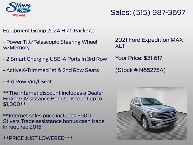 2021 Ford Expedition Max XLT