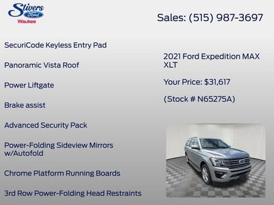 2021 Ford Expedition Max XLT
