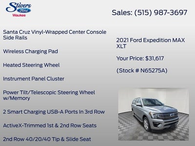 2021 Ford Expedition Max XLT