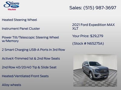 2021 Ford Expedition Max XLT