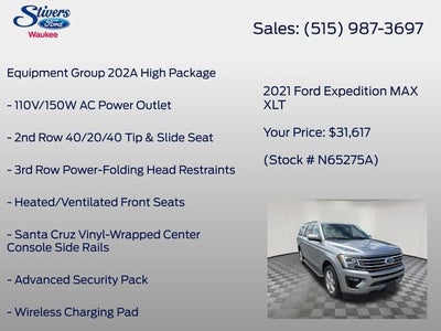 2021 Ford Expedition Max XLT