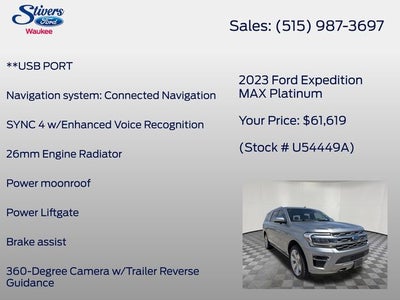 2023 Ford Expedition Max Platinum