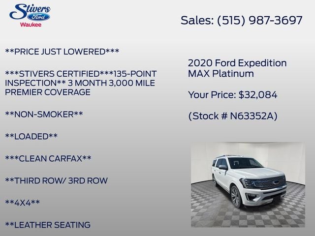 2020 Ford Expedition Max Platinum