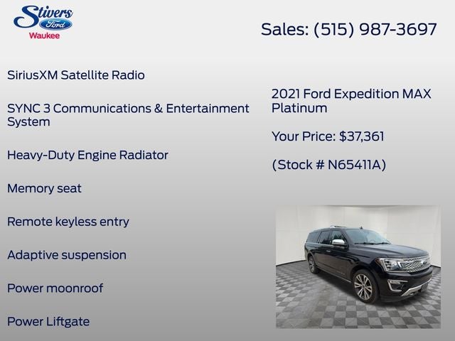 2021 Ford Expedition Max Platinum