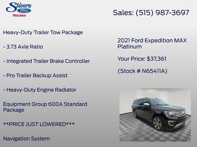 2021 Ford Expedition Max Platinum
