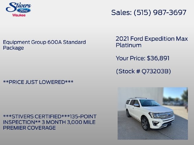 2021 Ford Expedition Max Platinum