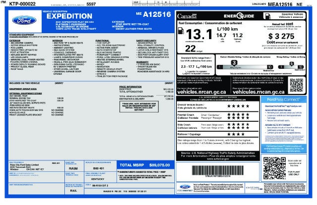 2021 Ford Expedition Max Platinum