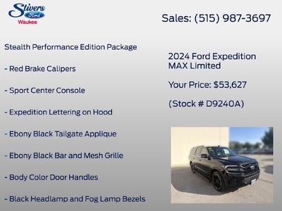 2024 Ford Expedition Max Limited