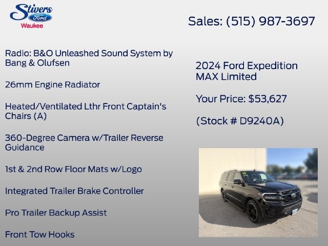 2024 Ford Expedition Max Limited