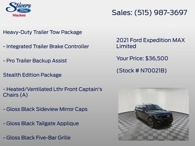 2021 Ford Expedition Max Limited