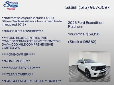 2025 Ford Expedition Platinum