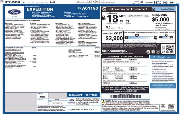 2025 Ford Expedition Platinum