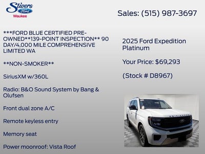 2025 Ford Expedition Platinum