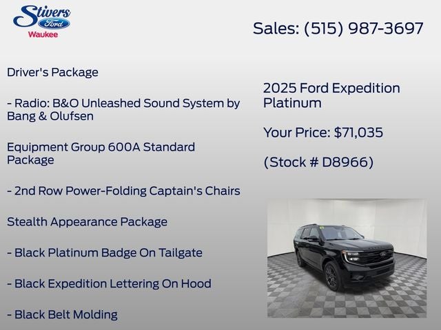 2025 Ford Expedition Platinum