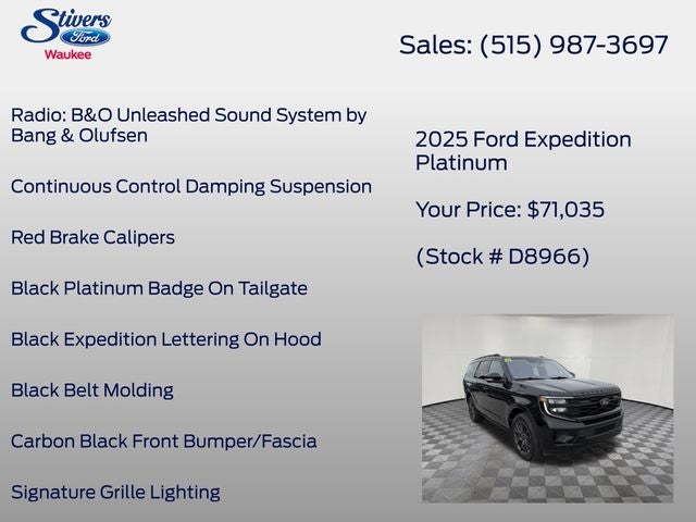 2025 Ford Expedition Platinum