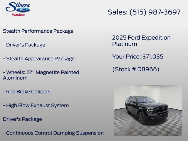 2025 Ford Expedition Platinum